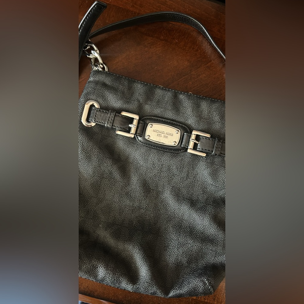 Michael Kors black crossbody bag